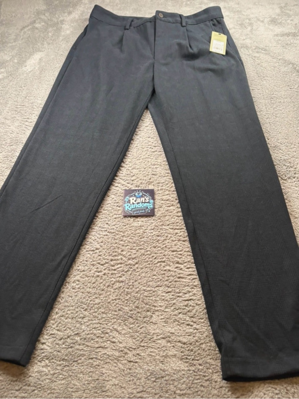 Goodfellow & Co Black Pinstripe Dress Trousers